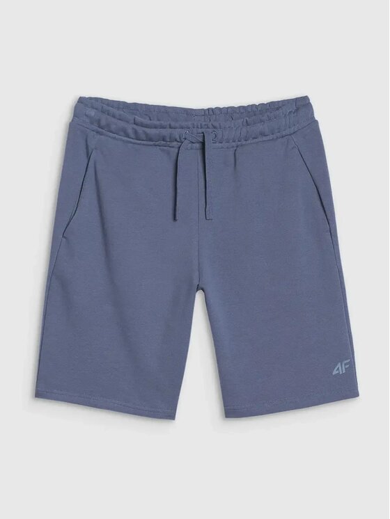 4F 4F Szorty 4FWMM00TSHOM543-32S Niebieski Regular Fit