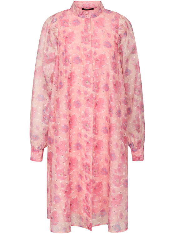 Bruuns Bazaar Bruuns Bazaar Rochie tip cămașă Pihilina BBW3255 Roz Regular Fit
