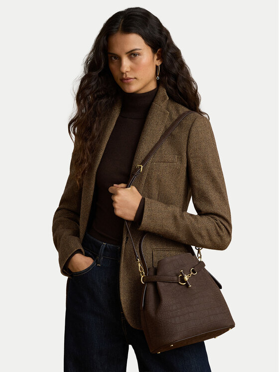 LAUREN RALPH LAUREN LAUREN RALPH LAUREN Torebka 431P18459003 Brązowy ciemny
