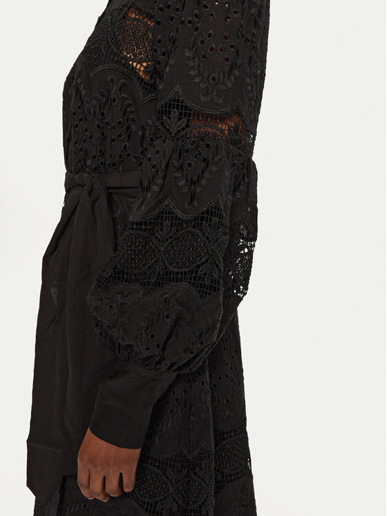 Bruuns Bazaar Bruuns Bazaar Kleid für den Alltag Chanella BBW4159 Schwarz Loose Fit