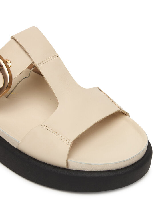 Clarks Clarks Klapki Aristella West 26185812 Écru