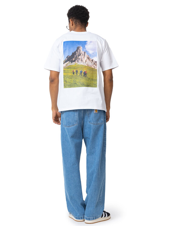 Palto Palto T-Shirt Hiking Club Biały Relaxed Fit