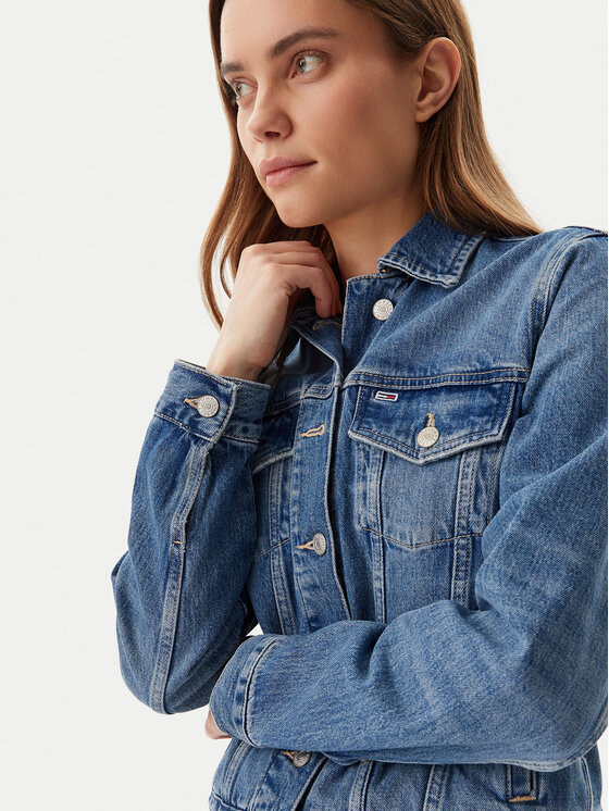 Tommy Jeans Tommy Jeans Jeansjacke DW0DW20570 Blau Regular Fit