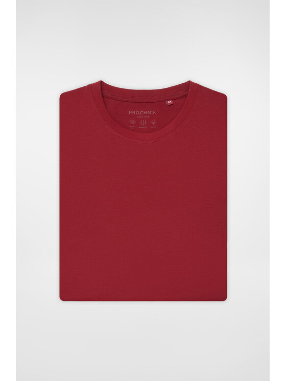 Próchnik Próchnik T-Shirt PM6 TS073124000034 Bordowy Regular Fit