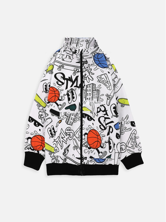 Coccodrillo Coccodrillo Світшот ZC3132201ASK Білий Regular Fit