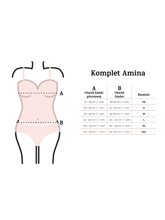 DKaren Lingerie DKaren Lingerie Komplet bluzka i spodnie Amina Écru