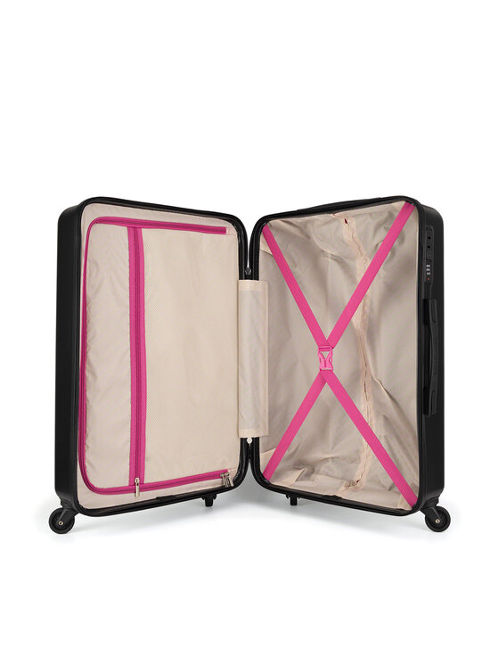 Juicy Couture Juicy Couture Walizka średnia AEJXT4125TAB000-M Czarny