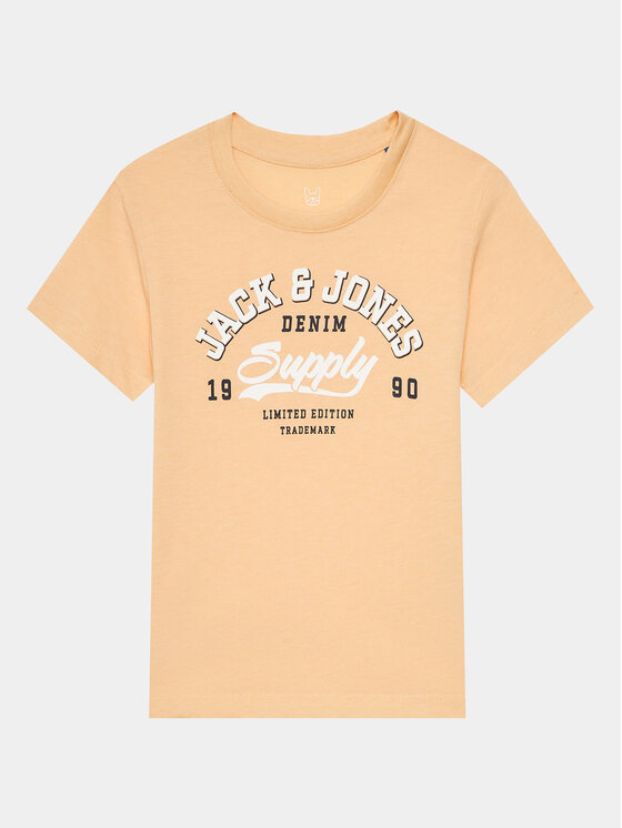 T-Shirt Jack&Jones Junior, Velikost:98, Barva: Oranžová, 12257379