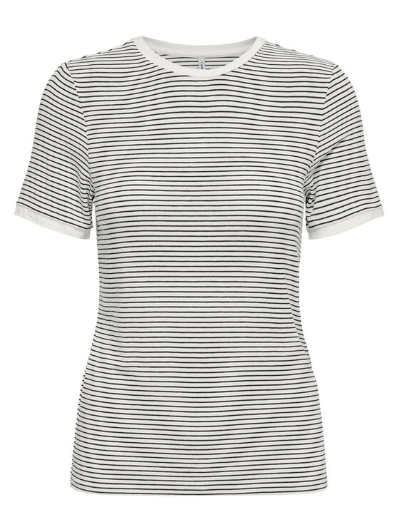ONLY ONLY Tricou Tine 15315406 Negru Regular Fit