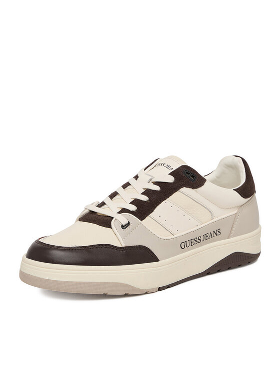 Guess Jeans Guess Jeans Sneakersy EO-TEKSAS-01 126AM Écru