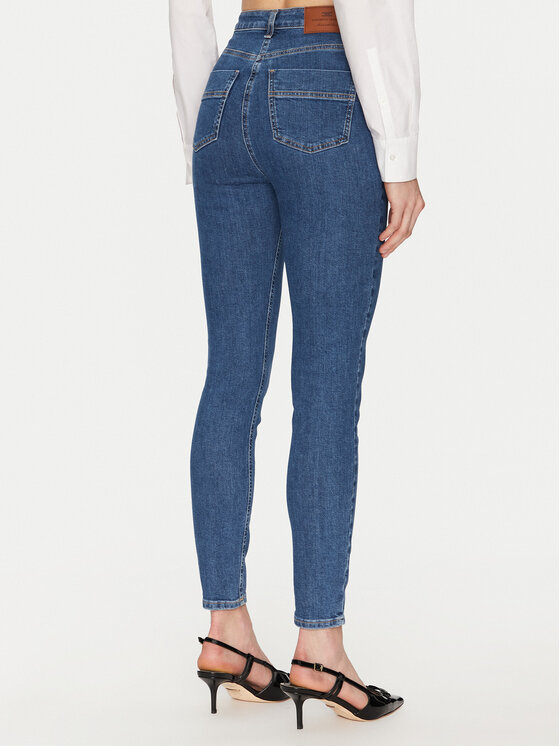 Elisabetta Franchi Elisabetta Franchi Teksad PJ-86I-51E2-V320 Tumesinine Regular Fit