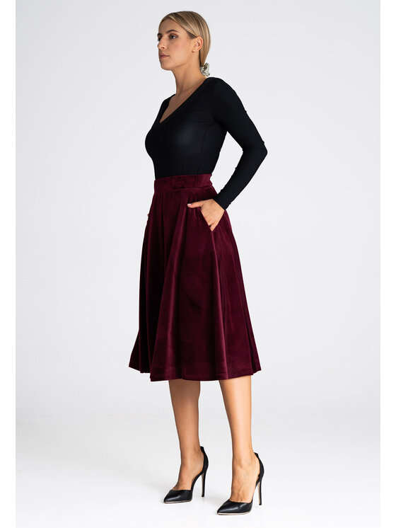 FIGL FIGLFIGL Gonna M964 Bordeaux Regular Fit