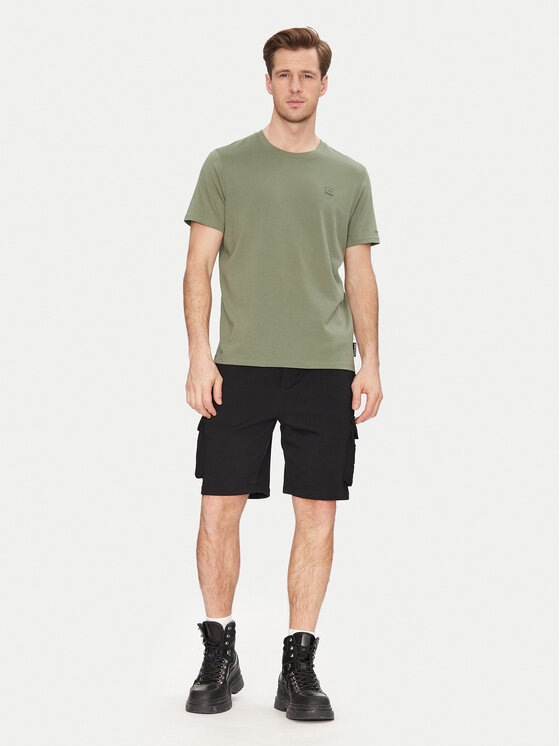 Moose Knuckles Moose Knuckles T-Shirt Duluth M15MT759 Zielony Regular Fit