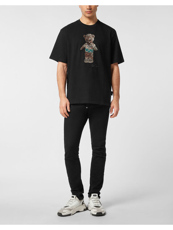 PHILIPP PLEIN PHILIPP PLEIN T-shirt 27053 Nero Regular Fit