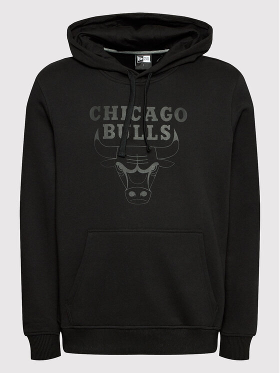 New Era New Era Μπλούζα Chicago Bulls Team Logo 11546180 Μαύρο Regular Fit