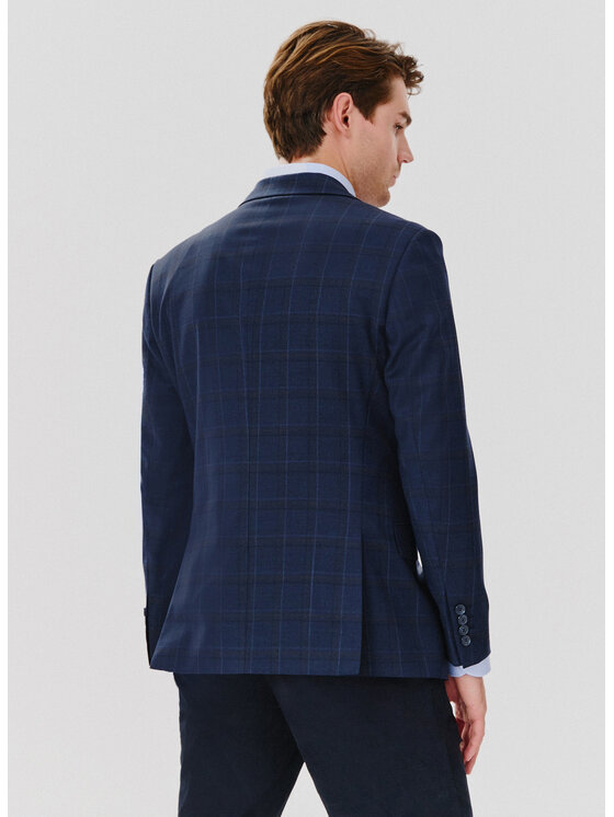 Pako Lorente Pako Lorente Marynarka P24SF-3G-012 Granatowy Slim Fit