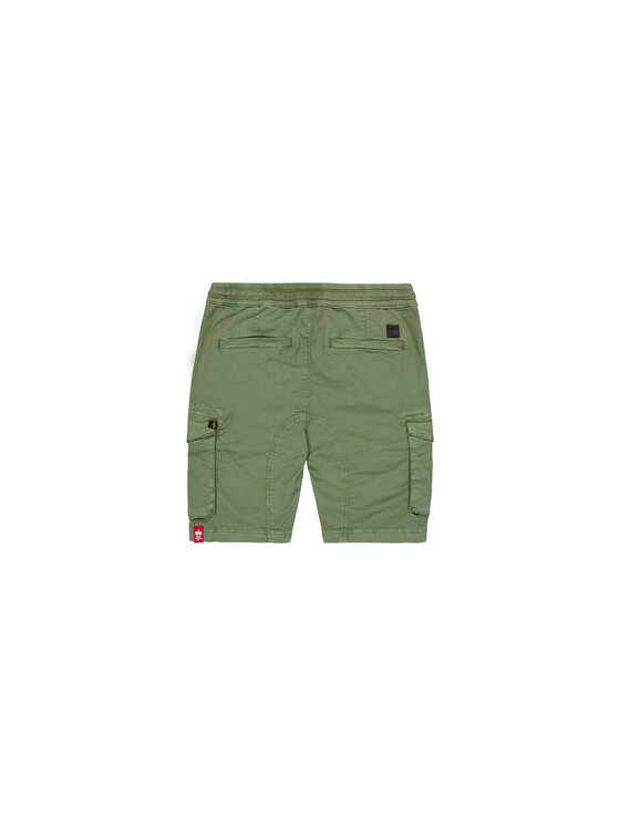 Alpha Industries Alpha Industries Szorty sportowe Cotton Twill Jogger Short Zielony Regular Fit