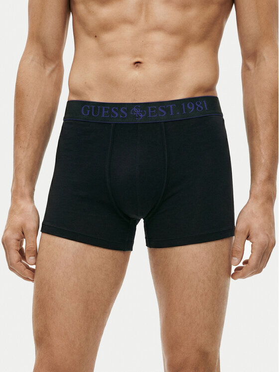 Guess Guess Souprava boxerek U6GG03 K6YW1 Černá