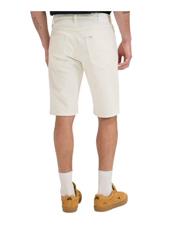 Lee Lee Szorty jeansowe 5 Pocket Short Biały Regular Fit