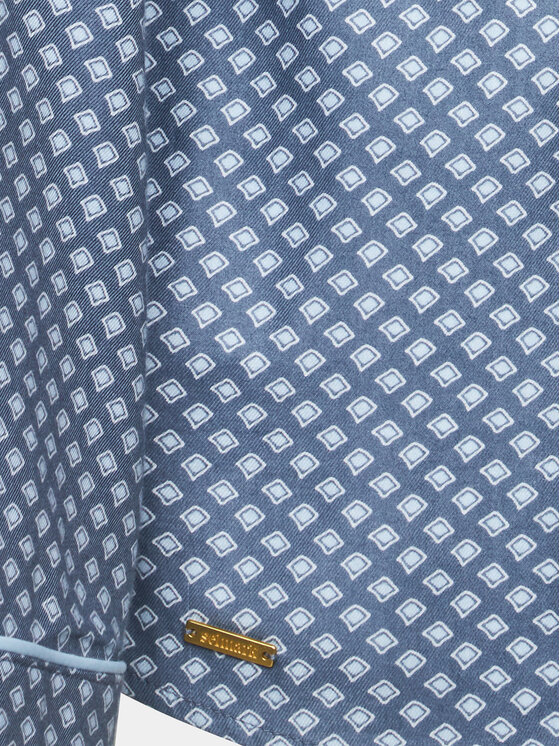 Selmark Selmark Piżama Corbatera P7376 Niebieski Regular Fit
