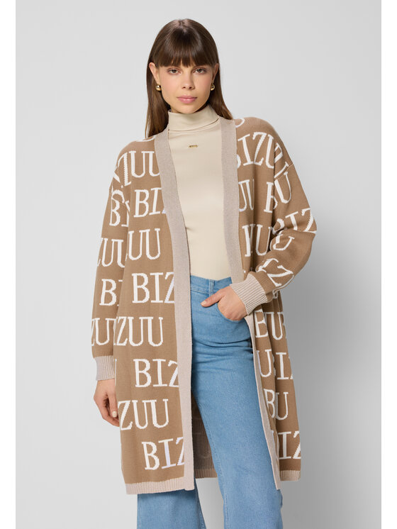 BIZUU BIZUU Kardigan CHIOS Béžová Standard Fit