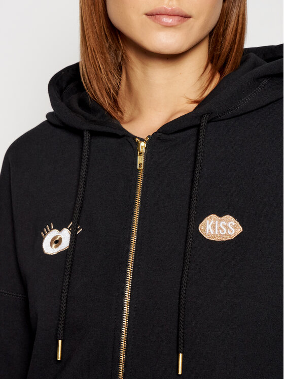 Felpa Look And Kiss Miss PL-BL-MZ-00005 Nero