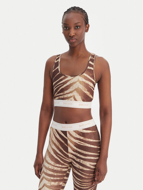 Just Cavalli Just Cavalli Top 80PAM204 JS558 Bež Slim Fit