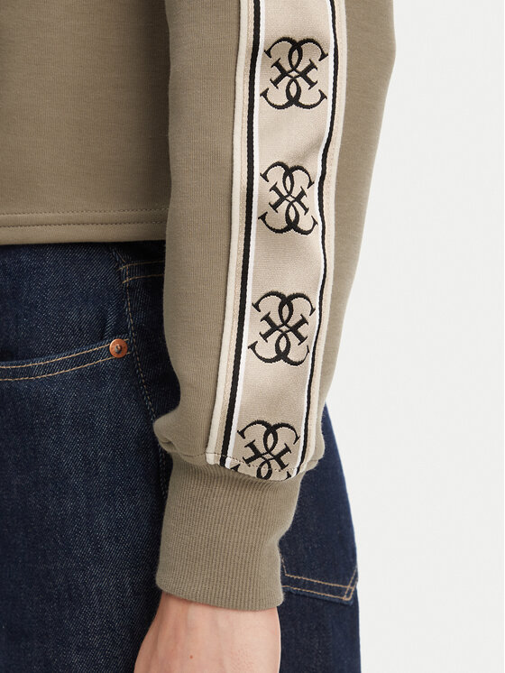 Guess Guess Суитшърт V3BQ16 KB3P2 Кафяв Regular Fit