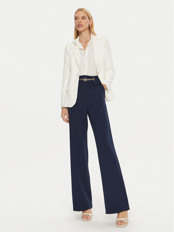 Rinascimento Rinascimento Pantaloni di tessuto CFC0120004003 Blu scuro Regular Fit