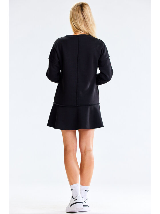 Infinite You Infinite You Úpletové šaty M330 Čierna Basic Fit