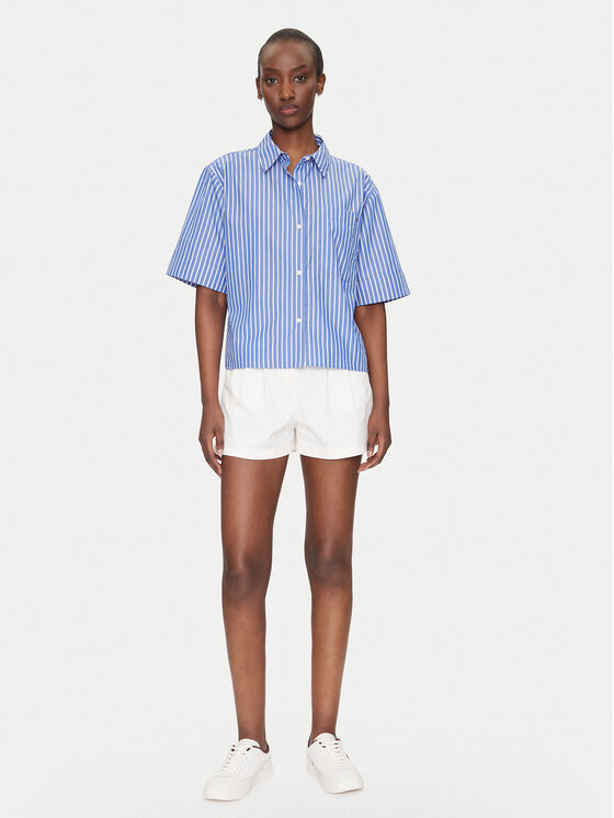 Tommy Hilfiger Tommy Hilfiger Košile WW0WW44717 Modrá Boxy Fit