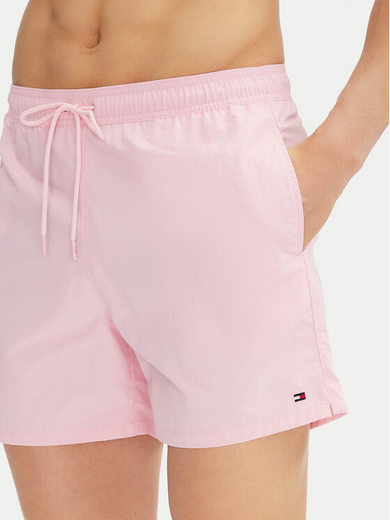 Tommy Hilfiger Tommy Hilfiger Szorty kąpielowe UM0UM03477 Różowy Regular Fit