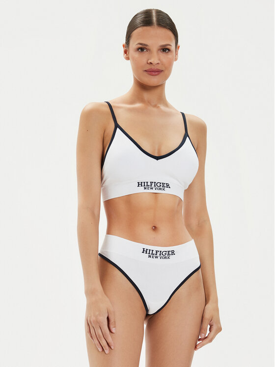 Tommy Hilfiger Tommy Hilfiger Stringi UW0UW05219 Biały