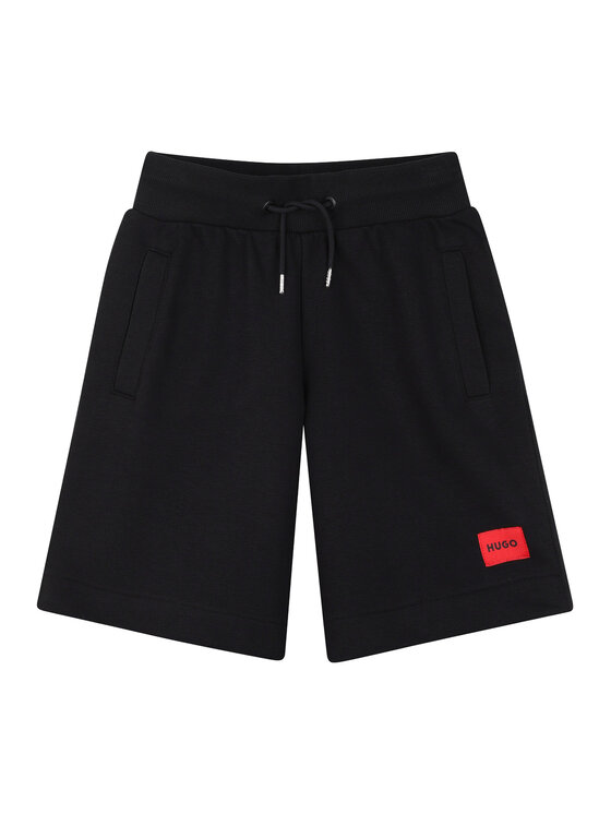 HUGO Pantaloni scurți sport G01183 S Negru Regular Fit