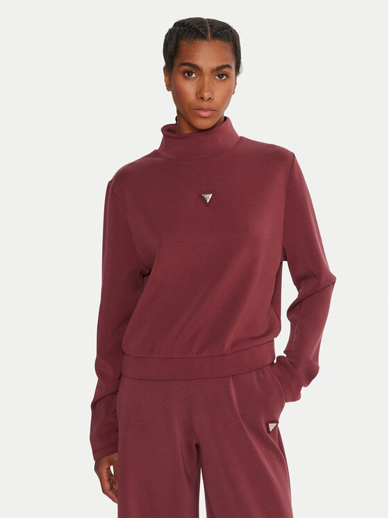 Guess Guess Sweatshirt Olympe V4YQ05 KCAY2 Dunkelrot Regular Fit