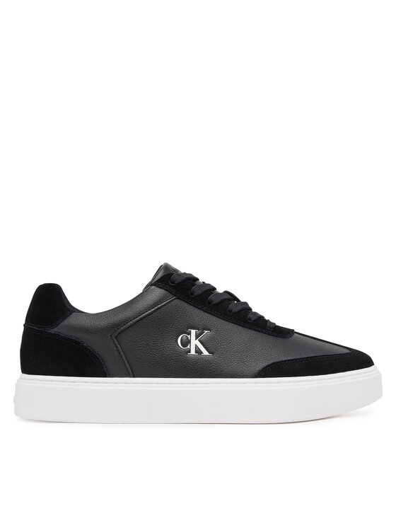 Sneakers Calvin Klein Classic Cupsole Laceup Wt Mix YM0YM01429 Negru