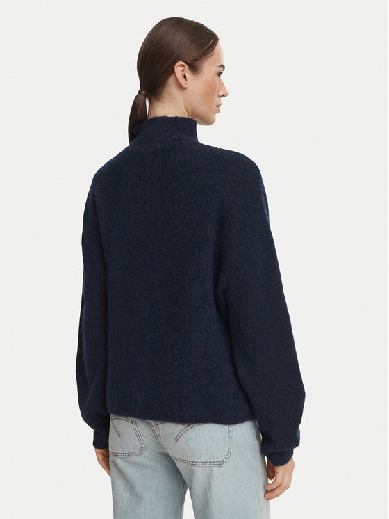 Tommy Jeans Tommy Jeans Kampsun Badge DW0DW23349 Tumesinine Relaxed Fit