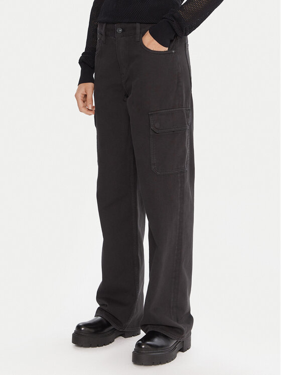 G-Star Raw G-Star Raw Stoffhose Judee D24673-E078 Schwarz Relaxed Fit