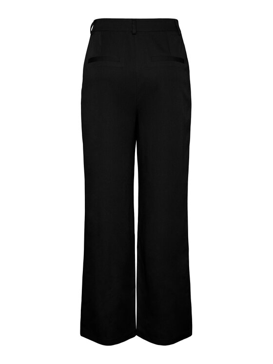 Pieces Pieces Hlače iz tkanine Thelma 17137934 Črna Relaxed Fit