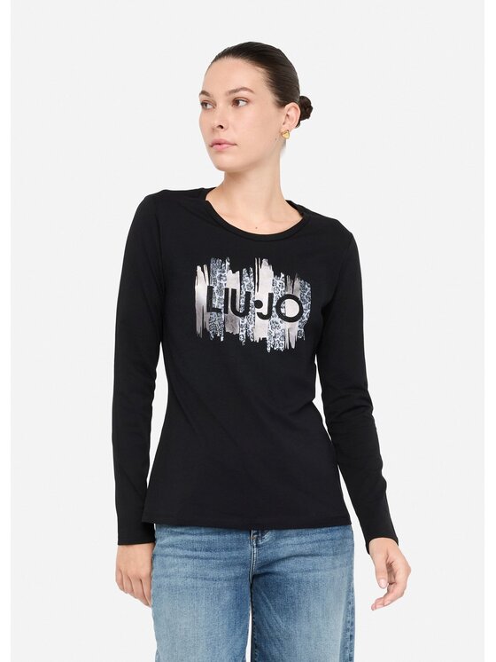 Liu Jo Liu Jo Longsleeve MF5464JS923P9162 Nero Regular Fit