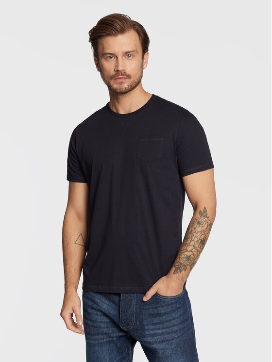 T-shirt MTS-149ARKHAMQ Blu scuro Regular Fit