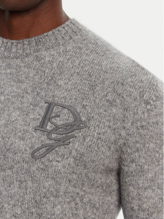 Dolce&Gabbana Dolce&Gabbana Sweter GXX02Z JFMIM Szary Regular Fit