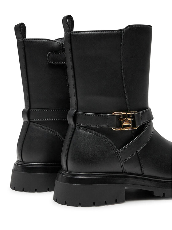 Tommy Hilfiger Tommy Hilfiger Μποτάκια T3A5-33574-1351 M Μαύρο