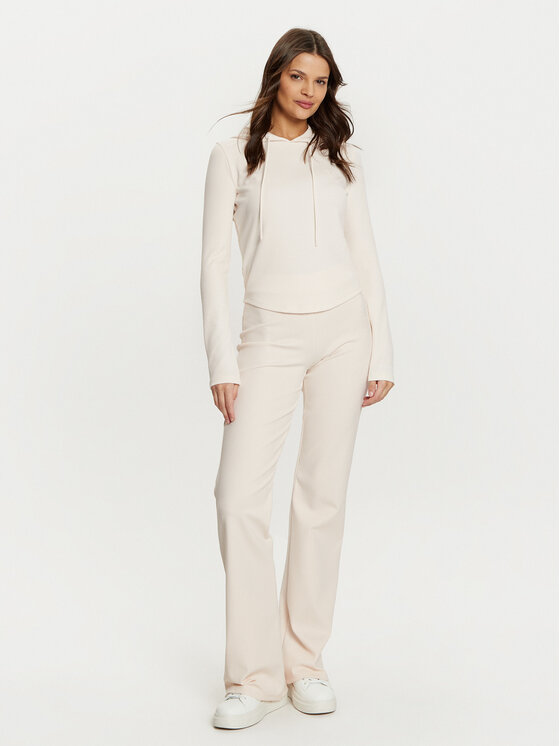 Guess Guess Felpa V5RQ06 KCLH0 Écru Regular Fit