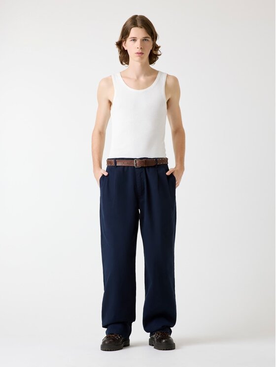 Guess Jeans Guess Jeans Παντελόνι υφασμάτινο 180376 Μπλε Regular Fit