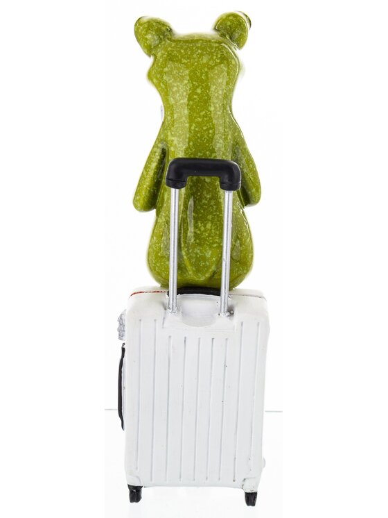 MIAhome MIAhome Figurka żabka FROGG-2 turystka ze smartfonem Zielony