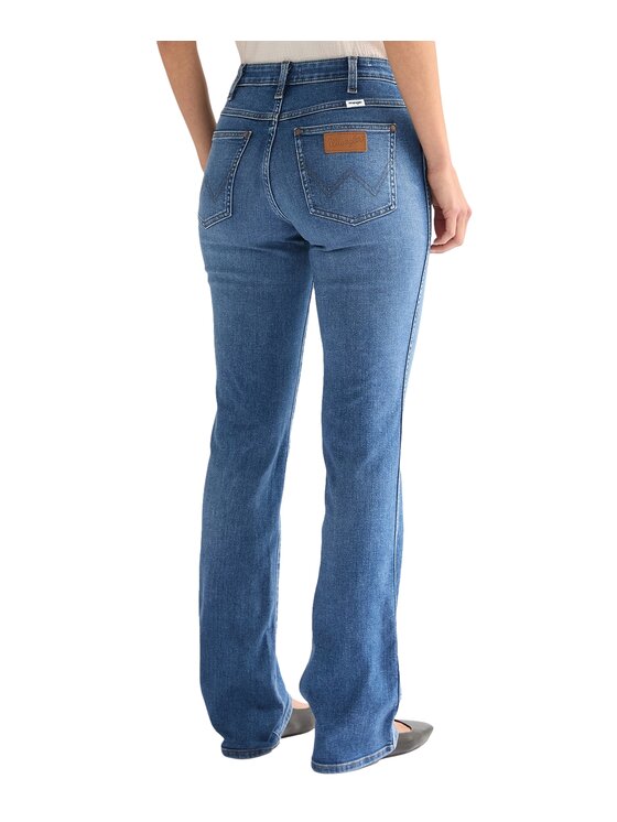 Wrangler Wrangler Jeansy 112378531 Niebieski Bootcut Fit