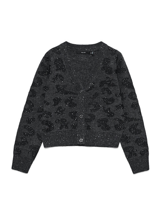 Vero Moda Vero Moda Cardigan Zuzu 10339337 Gri Regular Fit