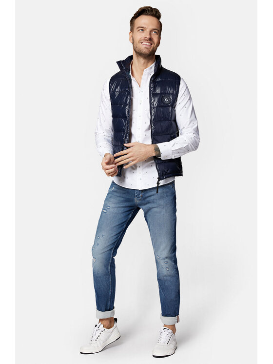 Lancerto Lancerto Kamizelka Sydney KA131123000001 Granatowy Slim Fit