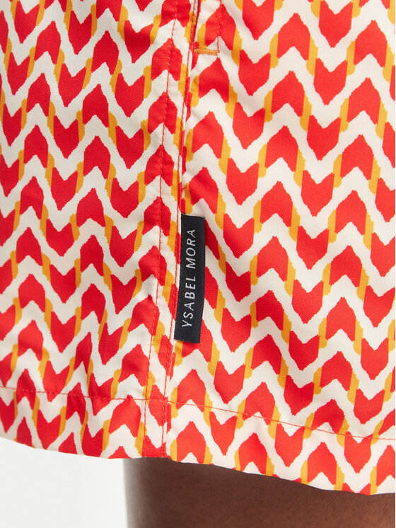 Ysabel Mora Ysabel Mora Pantaloncini da bagno 90397 Rosso chiaro Regular Fit